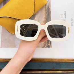 Sunglasses Men And Women Acetate Punk Style Designer Brand Classic Fashion Rectangular Outdoor Driving Luxury SUN GLASSES