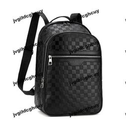 Designer schwarze Präge -Rucksäcke Handtaschen Männer Frauen PU Leder Rucksack Schultasche Fashion Rucksack Rack Pack Presbyopic Rucksack -Umhängetaschen