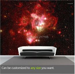 Wallpapers Wall Paper Custom Modern Large-scale Murals Sky Fantasy Universe Bedroom Ceiling Top Room Wallpaper Personality