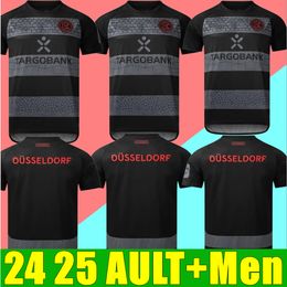 Fortuna Dusseldorf soccer Jersey Black 23 24 Dusseldorf 2023 2024 Football clothes shirts Home away men set kids kit