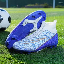 American Football Shoes Men's Soccer Firm Ground Cleats Adults Athletic Outdoor/Indoor Professional Futsal Training Sneak