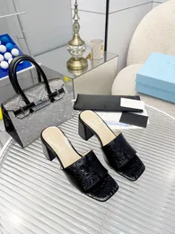 top quality Slippers luxury Designer Casual shoe sandale women men triangle Sliders fashion sandal Raffias Straw weave platform shoes Slide 0908
