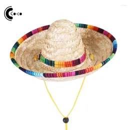 Dog Apparel Mini Pet Dogs Straw Hat Adorable Fun Playful Must-have Colourful Ity Funny Hats For Cats And Summer Fashion Stylish