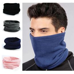 Bandanas Fashion Thermal Fleece Neck Warmer Ski Snood Scarf Beanie Hat Face Mask
