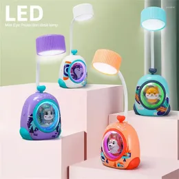 Table Lamps Led Night Light Special Gift Cartoon Creative Portable Student Dormitory Bedroom Reading Indoor Lighting Supplies Lamp