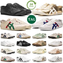 Free Shipping Men Women Running Shoes Tiger Mexico 66 Tokuten Silver Triple Black White Pure Gold Kill Bill Designer Shoes Sports Trainers Sneakers