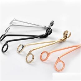 Other Home Decor 6 Colours Candle Wick Trimmer Stainless Steel Oil Lamp Trim Scissor Durable Cutter Snuffer Tool Hook Clipper Lx3012 Dr Dhiol