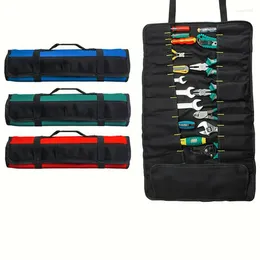 Storage Bags Folding Oxford Cloth Multifunctional Key Bag Tool Roll Pocket Tools Pouch Organizer Holder Portable Case