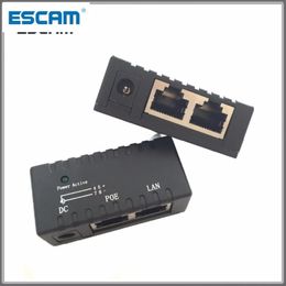 ESCAM POE00 POE Injector 2 port RJ45 PoE Splitter Power over Ethernet Switch Power Adapter For CCTV IP Camera for HD AVI CVI