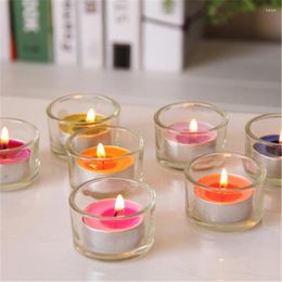 Candle Holders Christmas Simple Small Glass Holder Valentine's Romantic Girlfriend Home Decor Tea Light Wholesale Wedding Decoration