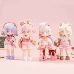 Blind box Teennar Early Summer Sakura Jk Series Blind Box Obtisu11 Dolls 1/12BJD Toys Elf Joint Mystery Box Anime Figure Model Trendy Gift Y240517