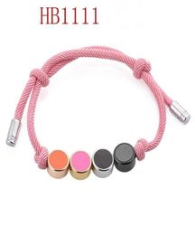 Unisex Bracelet Fashion plait Charm Bracelets for Man Women Designer Jewelry Adjustable multicolor Bracelet with Box318O1441765