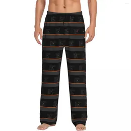 Men's Sleepwear Custom Printed Men Ready To Race Pajama Pants Enduro Cross Motocross Bike Life Sleep Bottoms With Pockets