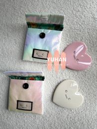 Accessories fashion Colour mirror giftvip mirror G collection Beauty gift with dust bag vintage heart shaped mirror