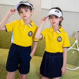 Clothing Sets Summer Children Short Sleeve Sports Wear Set Students Chool Uniforms Kid School Sport Clothes Kindergarten Uniform Cothing