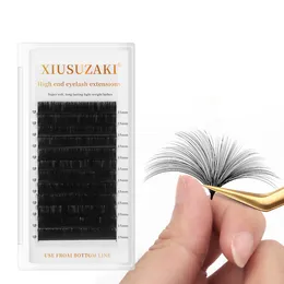 False Eyelashes Easy Fan Lashes Faux Mink Eyelash Extension Fast Bloom Austomatic Flowering 8-25mm Volume Soft Natural Makeup Beauty