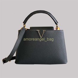 Designer Bag Tote Bags Shoulder Women Handbags Fashion Capucines Large Capacity Crocodile Skin Solid Classic Luxury Metal Real Leather 2024 New