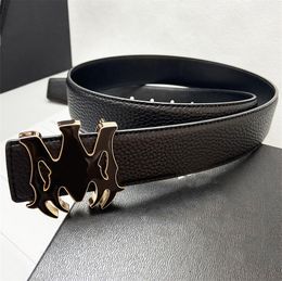 Fashion Mens Designer Belts Luxury Belt Woman Metallic Buckle Vintage Genuine Leather Belts Classic Lady Belt Quality Casual Business Strap AM Brand Width 3.8CM