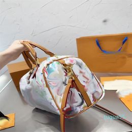 Luxury Designer Bag Women's Fashion Shoulder Bag High Quality Canvas Leather Adjustable Shoulder Strap Crossbody Women's Tote