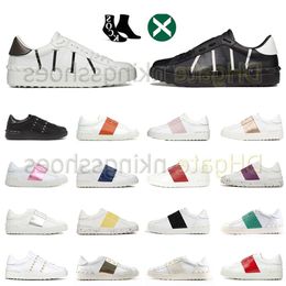 Big Size 12 Designer Shoes Men Women Luxury Open Change Platform Sneakers Black White Red Pink Blue Green Off Silver Vintage Low Casual Trainers 36-46 valentine VY34