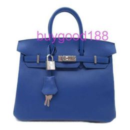 Aa Bridkkin Exquisite Luxury Designer Ladies Classic Fashion Tote Shoulder Bags 25 Hand Bag b Leather Blue Used