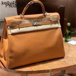 Top 50cm Handbag Totes Handmade 10a Cowhide Togo Limited Edition Customization Large size Version For Business Super and Handheld Single SAWI54X48