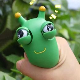 Decompression Toy Interesting Eye Burst Squeeze Toy Green Eyes Caterpillar Clip Toy Adult and Children Stress Relief Fidget Toy Creative Stress Relief Toy WX