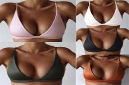 Bikini Tops Sexy Women Swimsuit Top Solid Colour Swimwear Bra Bathing Suit Beachwear Ladies Bikinis Tops Woman Swim Top16959472549849