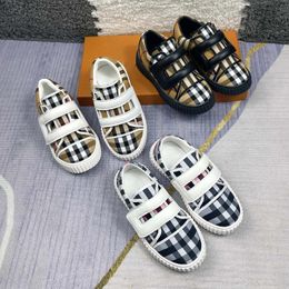 Fashion Kids Designer shoes classic Sneaker Boy girl running shoes Luxury Plaid panels Outdoor Children casual shoes