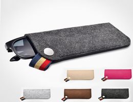 New Felt Sunglasses Case Colourful Candy Eyeglasses Box Soft Glasses Bag Eyewear Accessoires4037346