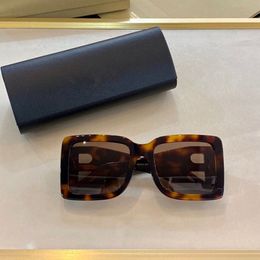 New 4312 sunglasses simple square big frame retro letter B glasses fashion style square frame UV 400 lens top quality comes with case 223n