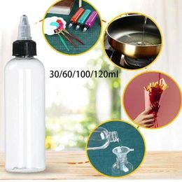 Storage Bottles 10PCS Plastic Oil Liquid Dropper 10ml/15ml/20ml Twist Cap Empty Hair Dye Bottle Oils Inks