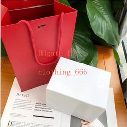 Luxury Wristwatches Red Boxes Watch Booklet Card And Papers In English Watches Original Box James Bond 007 Inner Outer With Paper 298M