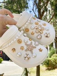 26pcs Hole Shoes Accessories Including Detachable Star Flower Bear Design Shoe Charms Suitable For Sandals Beach H 240517