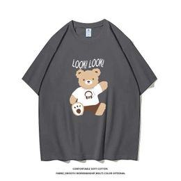 Men's T-Shirts Summer Fashion Graphic T Trend Y2k Vintage Funny Casual Social Aesthetic Clothing Top Emo Harajuku Mens Short Slve T-shirt Y240516