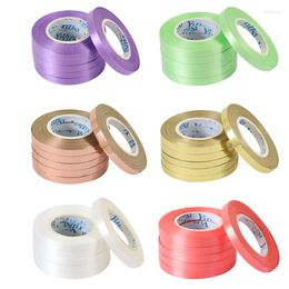 Party Decoration 10Roll 5mm 10m Balloon Ribbon Birthday Wedding Accessorie Laser Chain Satin Ribbons Crafts DIY