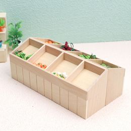 1:12 Dollhouse Miniature Supermarket Fruit And Vegetable Rack Display Shelf Model Furniture Accessories For Doll House Decor Toy