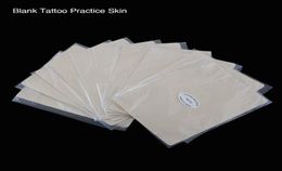 Tattoo Practise Skin Sheet 10PcsLot Blank Plain for Machine Supply Kit 20 x 15cm pmu microblading3435451