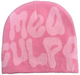 hottest hats designers women pink beanie men mea culpas fashion casual autumn winter warmth casquette christmas day gift lovers knited cap soft