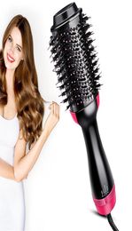 Professional One Step Hair Dryers And Volumizer Styler Blow Drier Air Brush Blower Hair Dryers Hairbrush Styling Tools256l4267350
