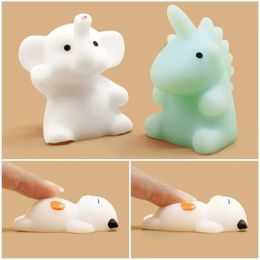 Decompression Toy 50-5 pieces of Mochi Squishies Kawaii Anima Squishy toys childrens stress relief ball squeezing party helps WX96544