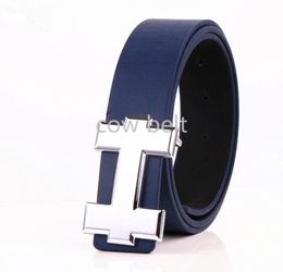 Men Belt 2019 Cowhide Genuine Leather Belts for Men Fashion Smooth Buckle Belts with Letter Belts Cinturones Hombre8574597