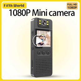Sports Action Video Cameras 2023 NEW 1080P HD Mini Camera with LED Screen Small Camcorder Motion Detect Loop Recording Camcorders for Office Home Support DV J240514