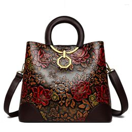 Shoulder Bags Fashion Print For Women 2024 Designer High Quality Leather Croosbody Messenger Ladies Purses And Handbags