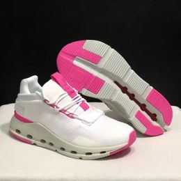 Fashion Designer White pink splice casual Tennis shoes for men and women ventilate Cloud Shoes Running shoes Lightweight Slow shock Outdoor Sneakers dd0506A 36-45 6