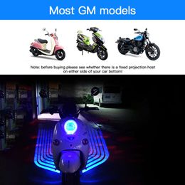 New LED Lamps Welcome Door Courtesy With Projector Angels Wing Led Carpet Underglow For Car Motorcycle Light