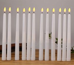 LED Battery Operated Flickering Flameless Candle Taper Stick Candle Lamp Hallowmas Christmas Birthday Party Decoration Candles BH76362373