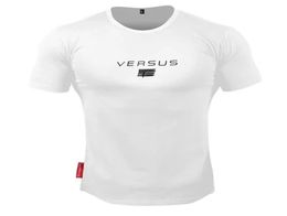 2022 New Style Clothing Fitness Running T Shirt Men Oneck Tshirt Cotton Bodybuilding Sport Shirts Tops Gym Men Tee5930804