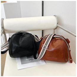 Shoulder Bags Waterproof Shell Bag Women Wide Strap Large Capacity Crossbody Casual Ladies Tote Handbags Purses