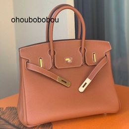 Genuine Leather Handbag Bk Bag Handbag Cowhide Leather Women's Bag One Shoulder Handbag Fashion Versatile Mature Premium Bag Star